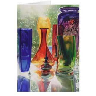 "Sundance" Art Glass Watercolor