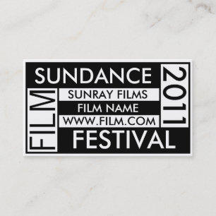 SUNDANCE FILM FESTIVAL 2011 BUSINESS CARD