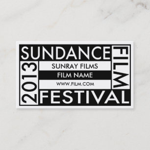 Sundance Film Festival 2013 Business Card