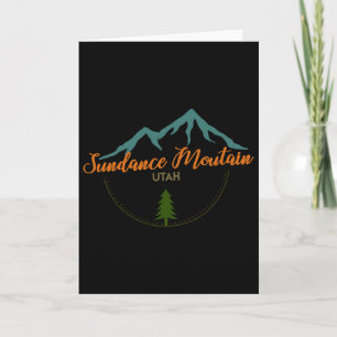 Sundance Mountain Utah Adventure Skiing Snowboard Card