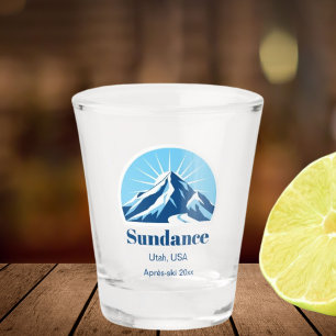 Sundance Mountain Utah ski resort après-ski  Shot Glass
