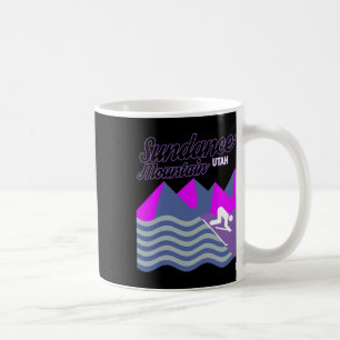 Sundance Mountain Utah Usa Ski Resort Snowboarding Coffee Mug