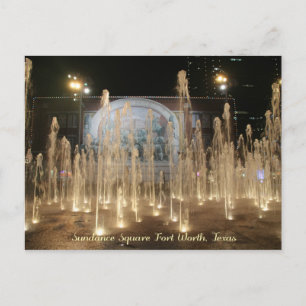 Sundance Square Chisholm Trail Mural Postcard