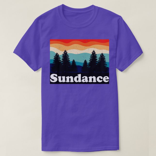 Sundance Utah Retro T-Shirt (Design Front)