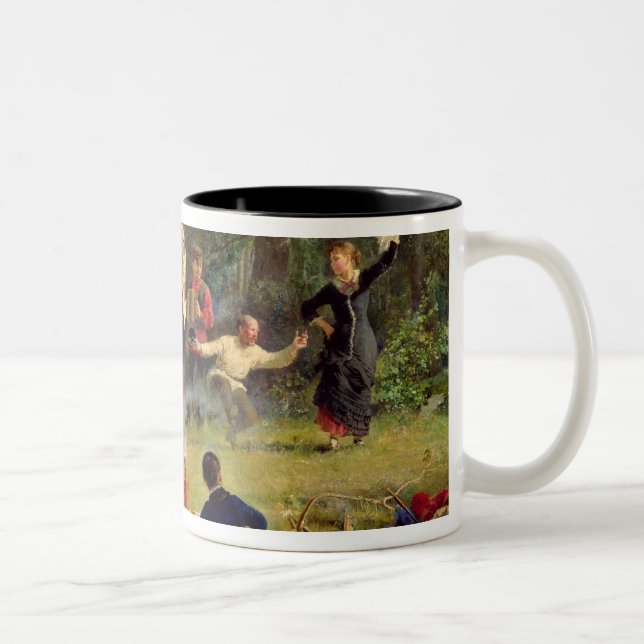 Sunday, 1884 Two-Tone coffee mug (Right)