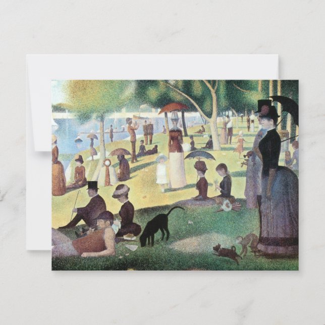Sunday Afternoon, Island La Grande Jatte by Seurat (Front)
