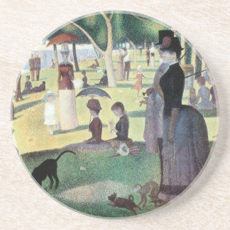 Sunday Afternoon, Island La Grande Jatte by Seurat Coaster