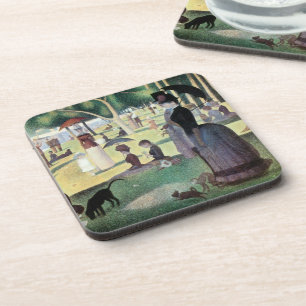 Sunday Afternoon, Island La Grande Jatte by Seurat Coaster