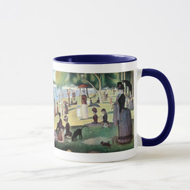 Sunday Afternoon, Island La Grande Jatte by Seurat Mug (Right)