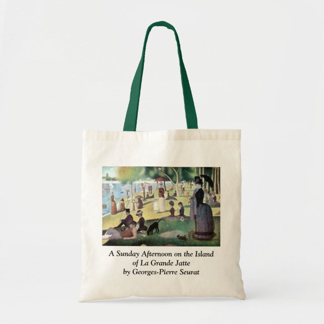 Sunday Afternoon, Island La Grande Jatte by Seurat Tote Bag (Front)