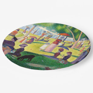 Sunday Afternoon On The Island Of La Grande Jatte Paper Plate