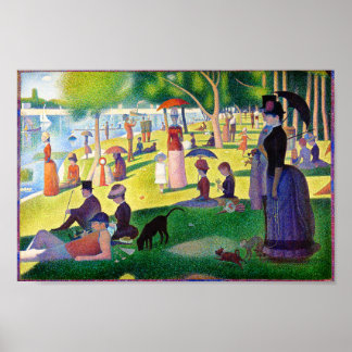 Sunday Afternoon On The Island Of La Grande Jatte Poster