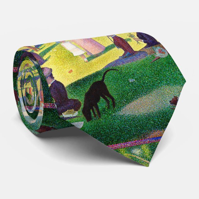 Sunday Afternoon On The Island Of La Grande Jatte Tie (Rolled)