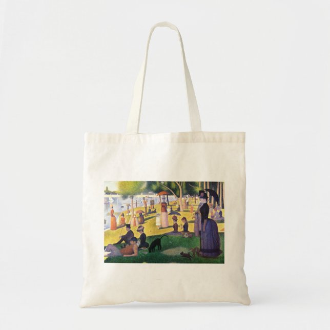 Sunday at La Grande Jatte by Georges Seurat Tote Bag (Front)