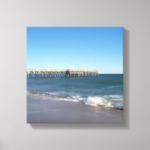Sunday at Sandbridge in Virginia Beach Canvas Print