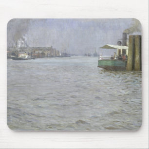 Sunday Atmosphere on the Elbe Mouse Mat