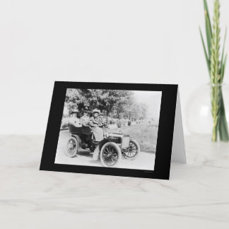Sunday Automobile Drive 1907 Card