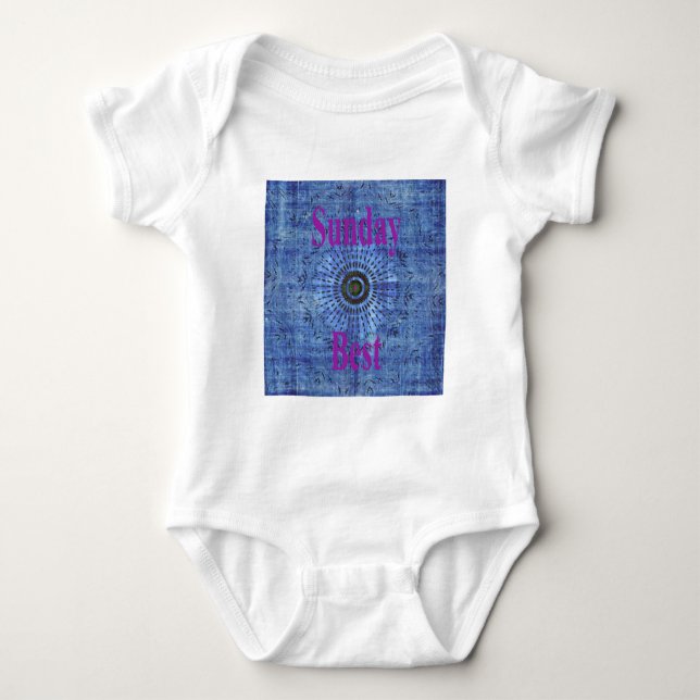 Sunday Best Baby Bodysuit (Front)