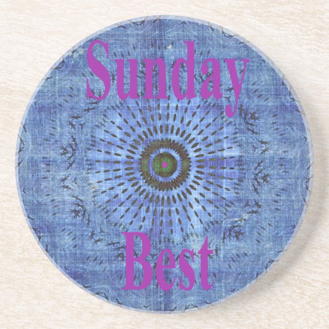 Sunday Best Coaster (Front)