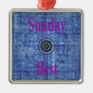 Sunday Best Metal Tree Decoration