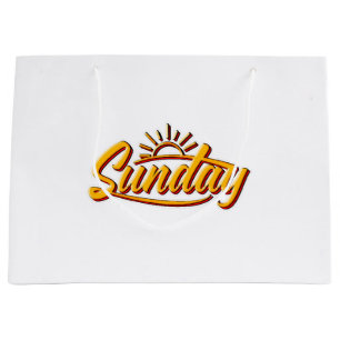 SUNDAY BEST SUMMER LARGE GIFT BAG