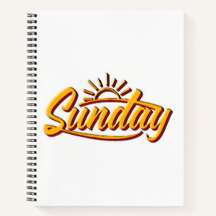 SUNDAY BEST SUMMER NOTEBOOK