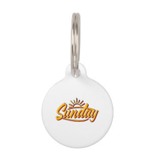 SUNDAY BEST SUMMER PET TAG