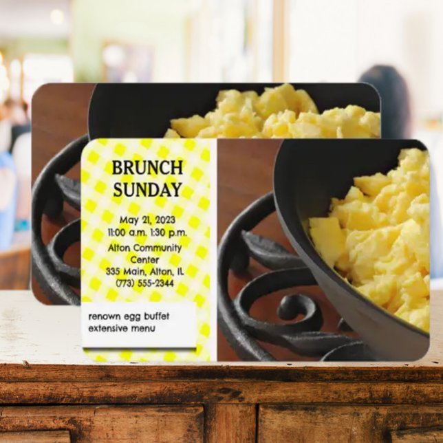 sunday brunch flyer invitation (Creator Uploaded)