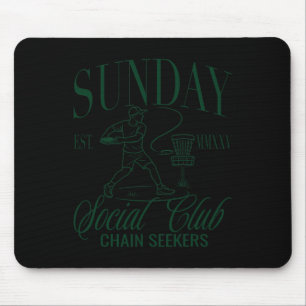 Sunday Club Disc Golf Chain Seekers Graphic Mouse Mat