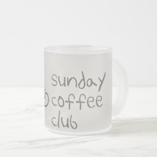 Sunday Coffee Club Mug | Cosy Coffee Lover Quote