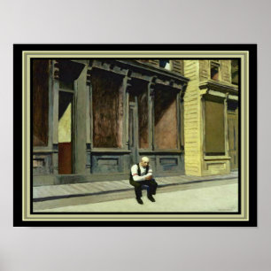 "Sunday" Edward Hopper 12 x 16 Print