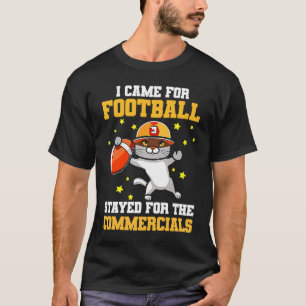 Sunday football staying for the commercials snacks T-Shirt