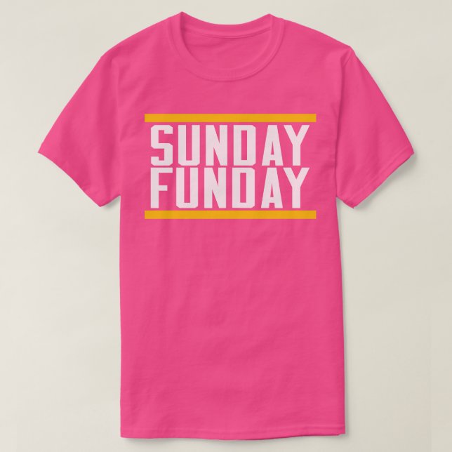 Sunday Funday 1 T-Shirt (Design Front)