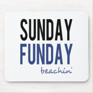 Sunday Funday Beachin' Mouse Mat