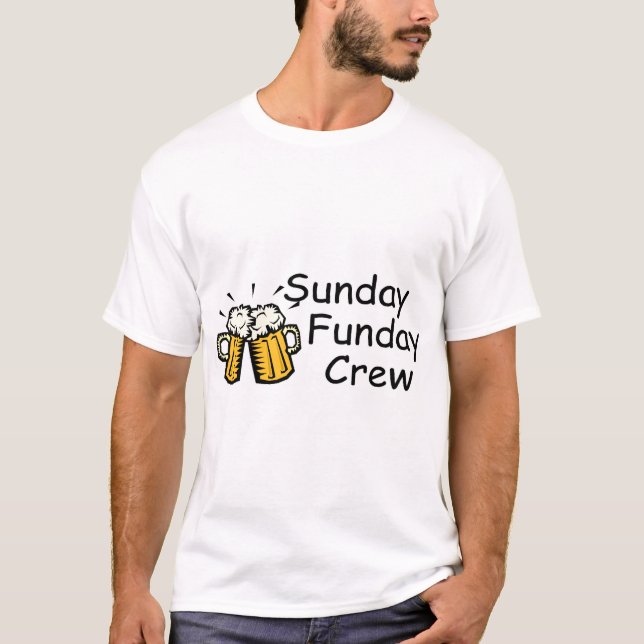 Sunday Funday Crew (Beer) T-Shirt (Front)
