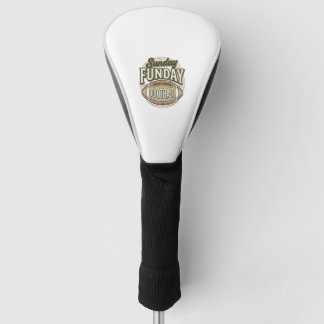 Sunday Funday Football Vintage Shirt Design_1 Golf Head Cover
