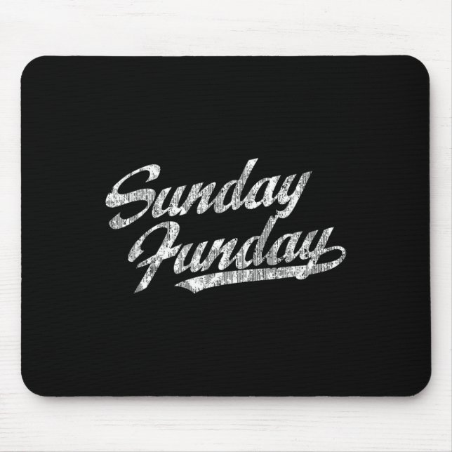 Sunday Funday Mouse Mat (Front)