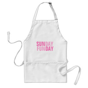 Sunday Funday (Pink) Standard Apron