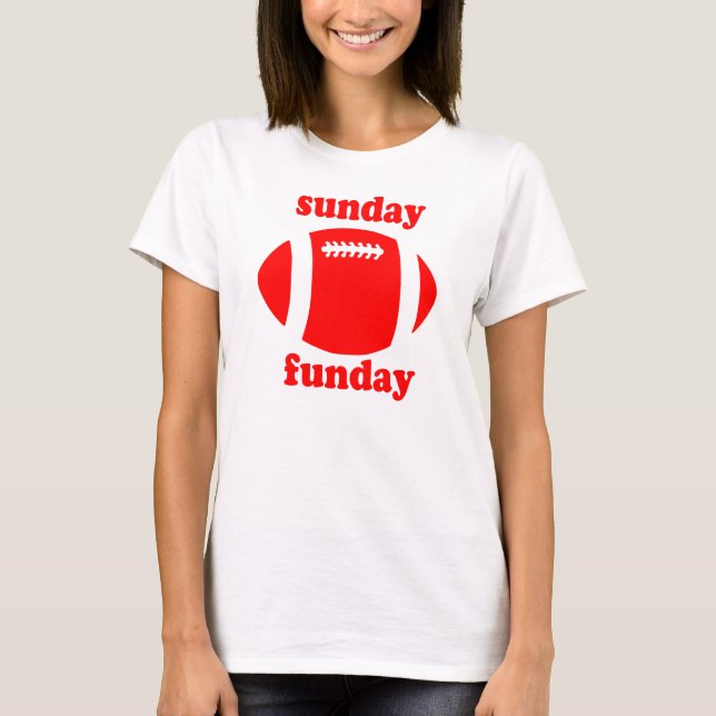 Sunday Funday - red T-Shirt (Front)
