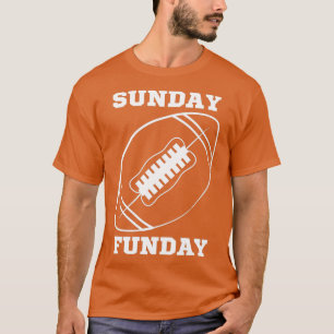 Sunday Funday Vintage Fun Day Sports Design (30) T-Shirt