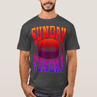 Sunday Funday Vintage Fun Day Sports Design (53) T-Shirt
