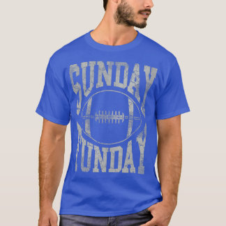 Sunday Funday  Vintage Fun Day Sports Design  (66) T-Shirt