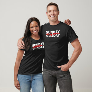 Sunday Gunday Design for Rifle Gun Fans T-Shirt