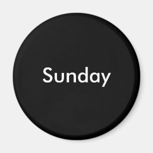 Sunday magnet
