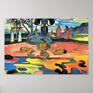 Sunday (Mahana No Atua) By Gauguin Paul Poster