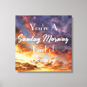 Sunday Morning Canvas Print