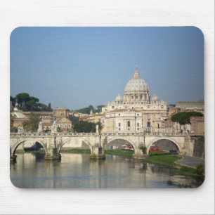Sunday Morning in Rome Mouse Mat