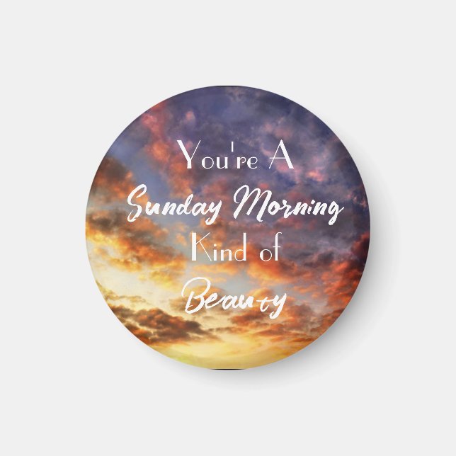 Sunday Morning Magnet (Front)