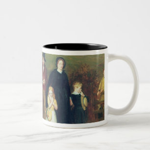 Sunday Morning - The Walk from Church, 1846 Two-Tone Coffee Mug