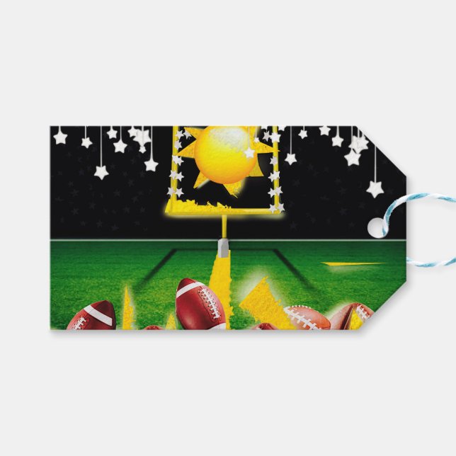 SUNDAY NIGHT FOOTBALL! GIFT TAGS (Front (Horizontal))